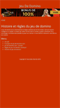 Mobile Screenshot of jeu-de-domino.com