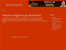 Tablet Screenshot of jeu-de-domino.com